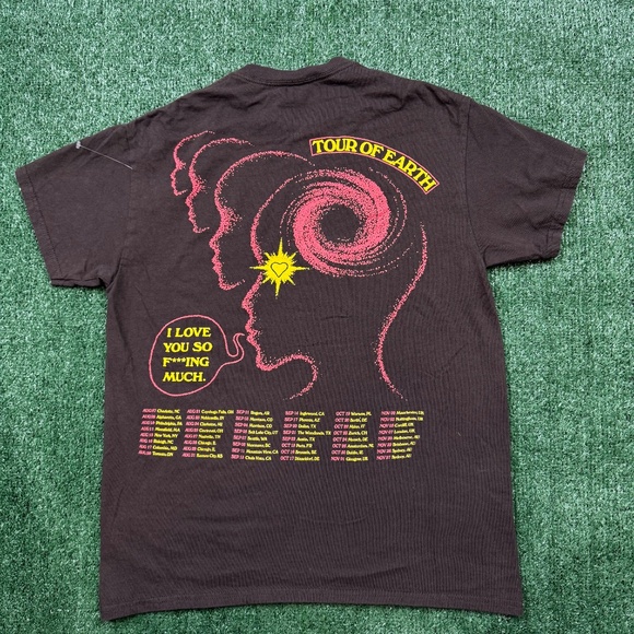 Glass Animals T Shirt Men's Size M Brown Short Sleeve Crew Neck Bravado - Picture 1 of 8